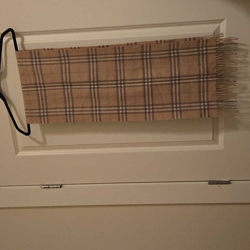 Wool unisex plaid winter scarf